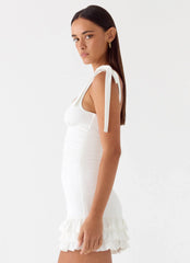 Laufey Mini Dress - White