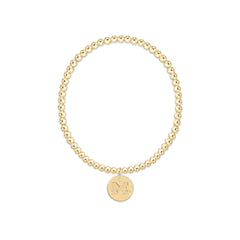 eCOLLEGIATE Classic Gold 3mm Bracelet - University of Michigan