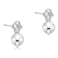 Signature Cross Sterling Studs - Classic Sterling