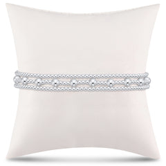 simply classic sincerity stack - sterling - stack of 3