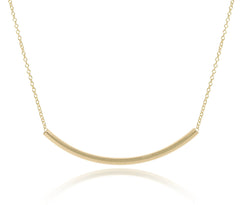 16" Necklace Gold - Bliss Bar Gold
