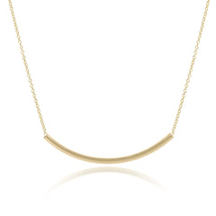 egirl 14" Necklace Gold - Bliss Bar Small Gold