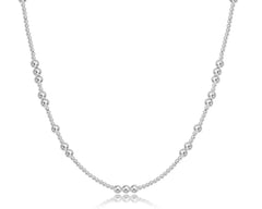 Choker Beaded - Hope Unwritten Sterling 4mm