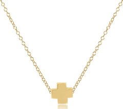 egirl 14" Necklace Gold - Signature Cross Gold