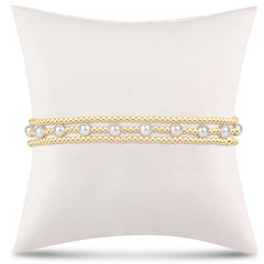 simply classic sincerity stack - pearl - stack of 3