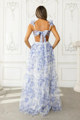Endless Riviera Maxi Dress Blue