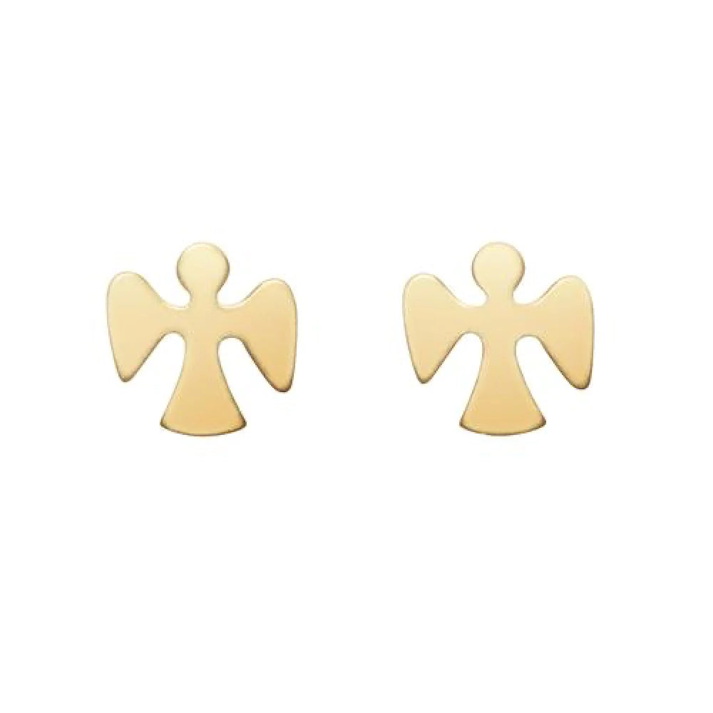 Guardian Angel Studs - Gold