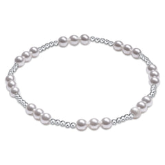 Joy Pearl 4mm Sterling Bracelet