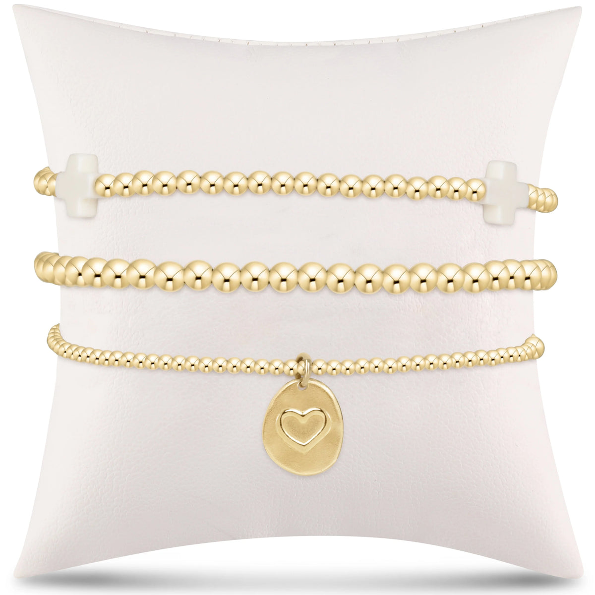 enewton Extends - e's go-to gift stack - off-white small inspire love