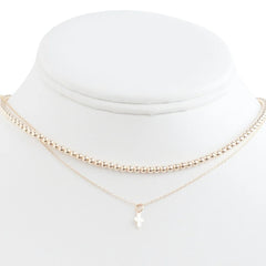 Choker Beaded - Classic Gold 3mm