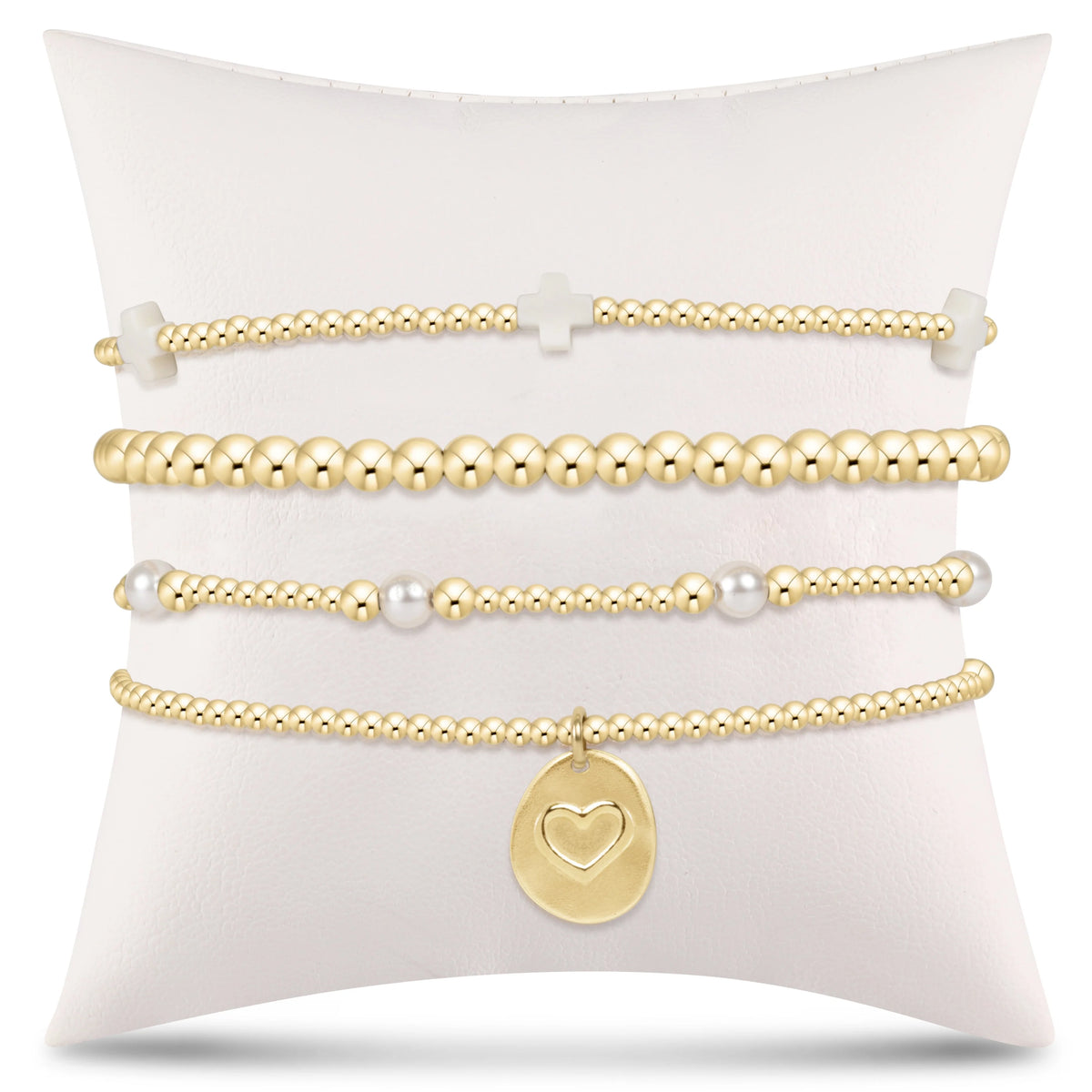 e's go-to gift stack - off-white small inspire love