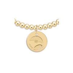 eCOLLEGIATE Classic Gold 3mm Bracelet - Georgia Southern University