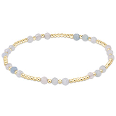Joy Gem 3mm Bracelet - Aquamarine