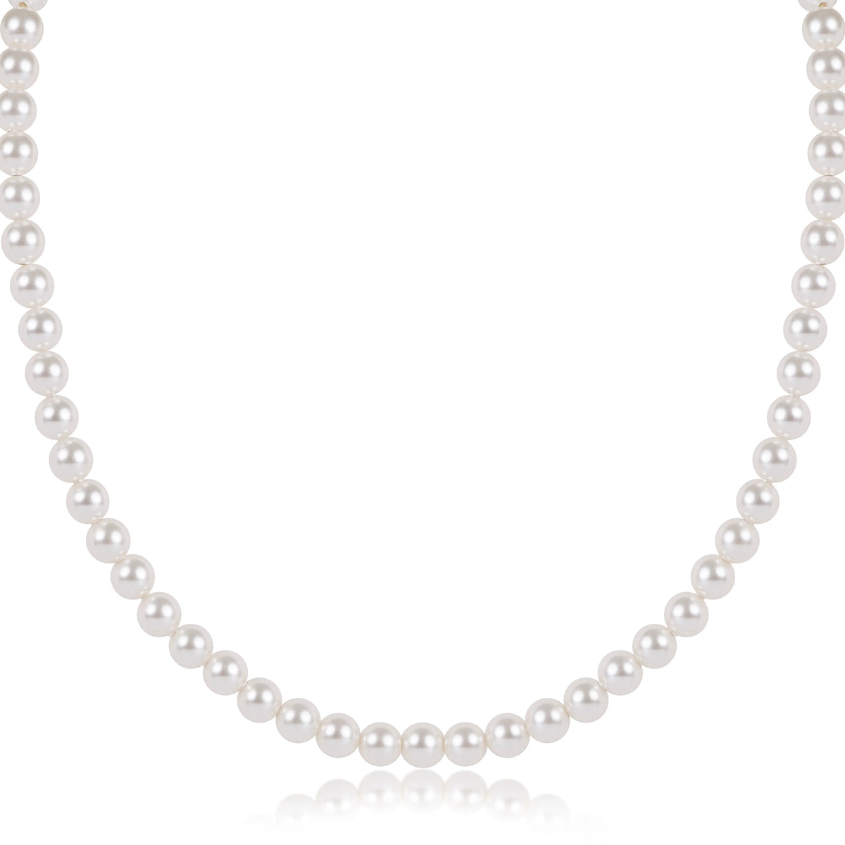 Choker Beaded - Classic Pearl 5mm