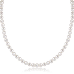 Choker Beaded - Classic Pearl 5mm