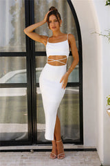 Livin Bright Maxi Dress White