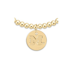 eCOLLEGIATE Classic Gold 3mm Bracelet - University of Michigan