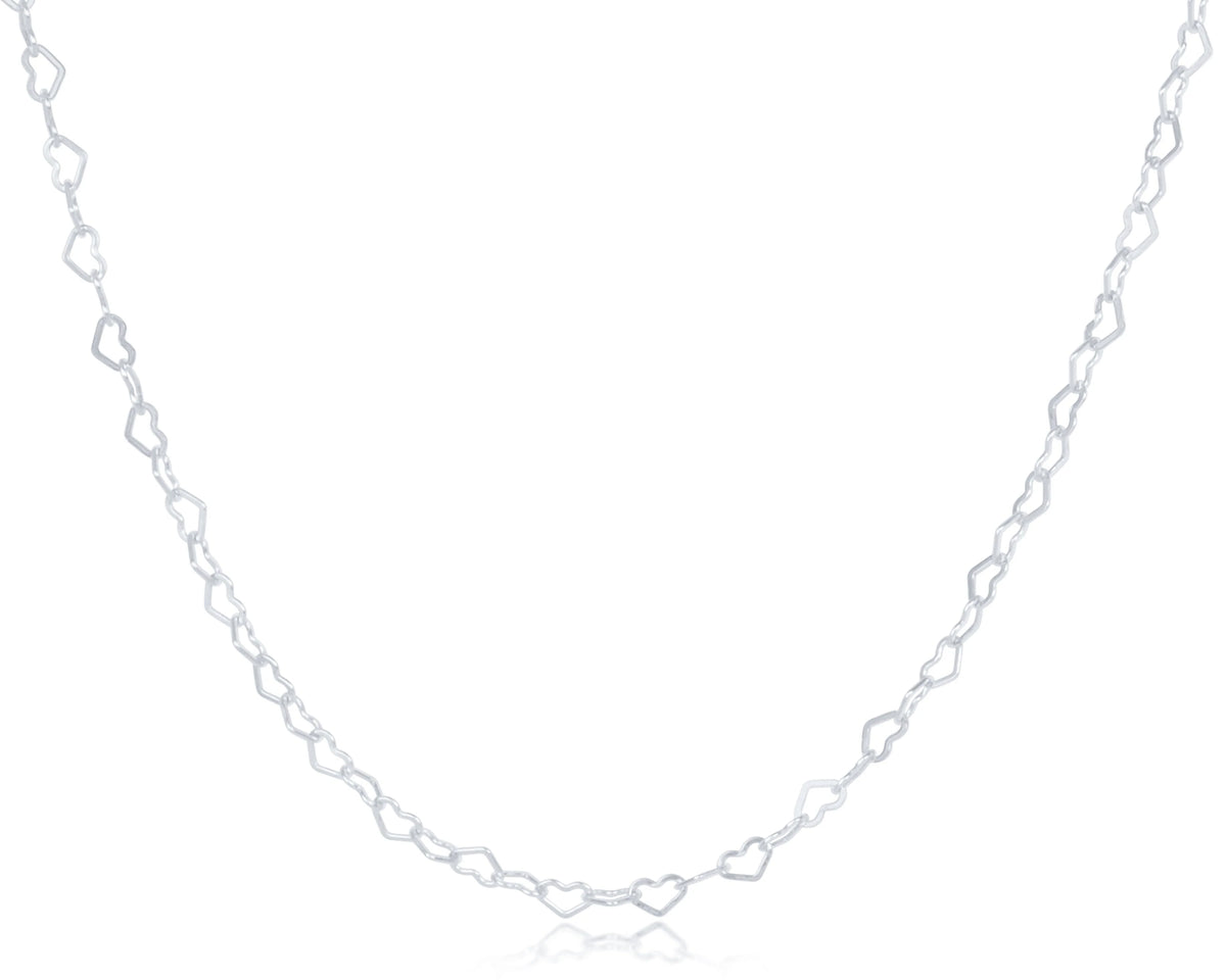Choker Love Chain - Sterling