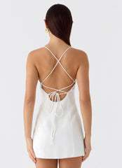 Famous Mini Dress - White