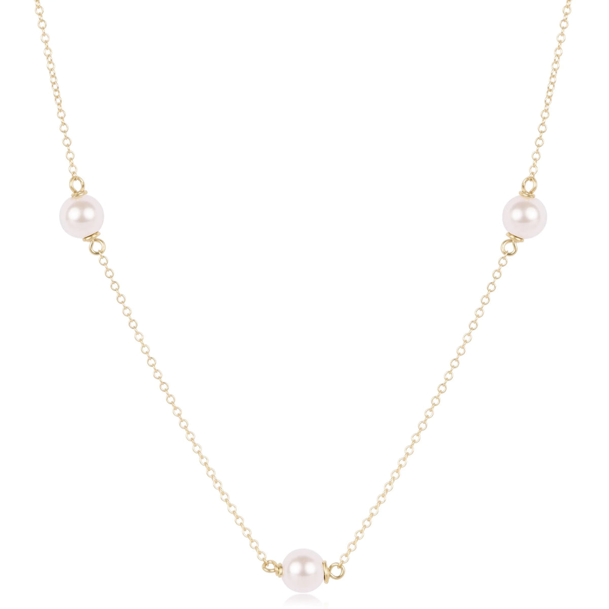 Choker Simplicity Chain Gold - Pearl 6mm
