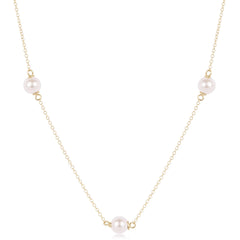 Choker Simplicity Chain Gold - Pearl 6mm