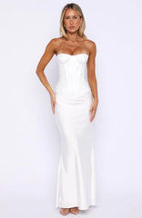 Forever Starts Now Maxi Skirt Off White