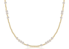 Choker Beaded - Hope Unwritten Pearl 4mm