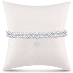 grateful for you gift stack - sterling signature cross charm