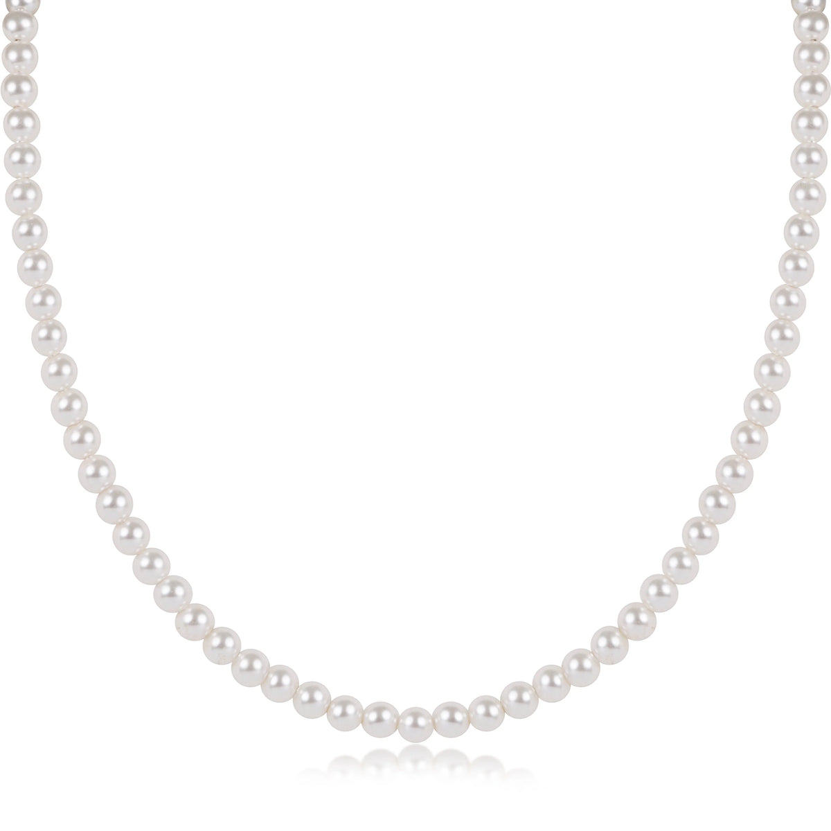 Choker Beaded - Classic Pearl 4mm