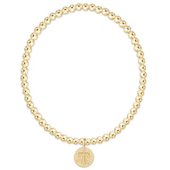 eCOLLEGIATE Classic Gold 3mm Bracelet - Texas A&M Disc