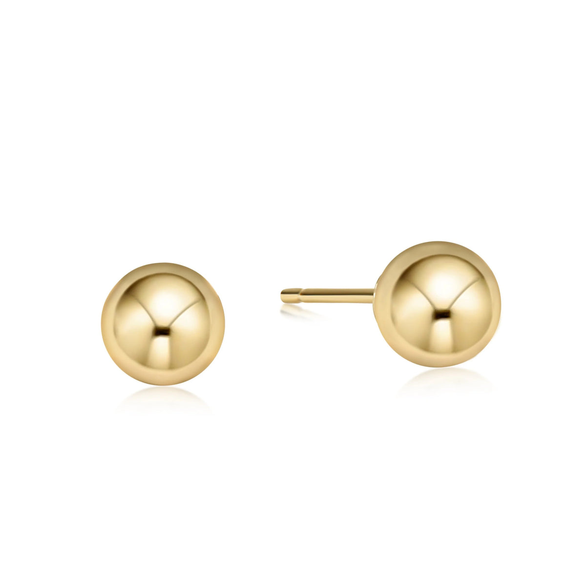 Classic 8mm Ball Studs - Gold